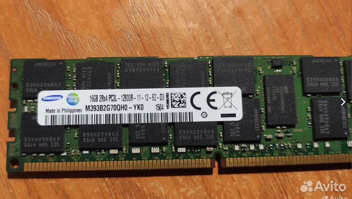 Серверная память DDR3, DDR4 (4/8/16Gb) REG ECC