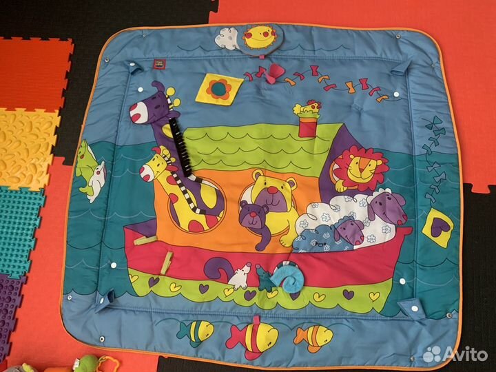 Развивающий коврик tiny love Зоосад
