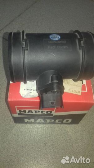 Датчик массового расхода возздуха opel