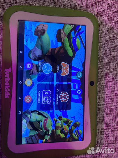 Планшет для детей turbokids черепашки