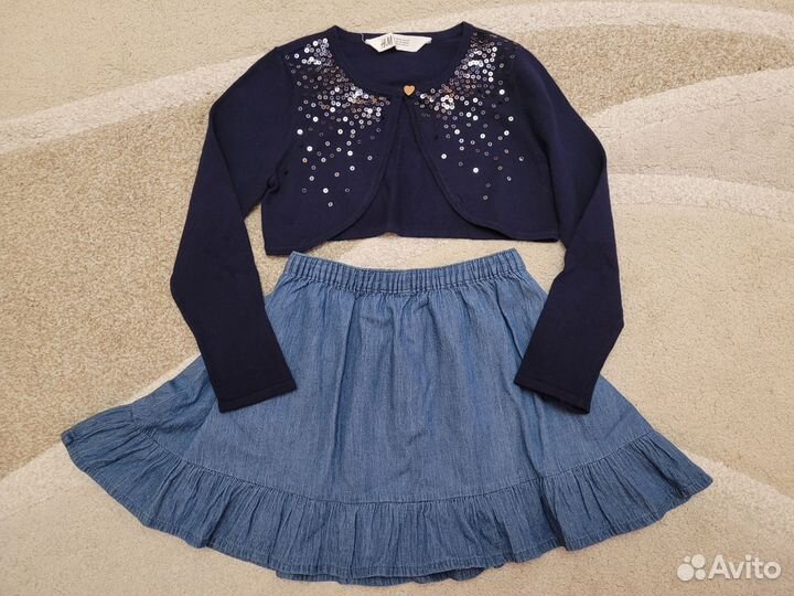 Вещи пакетом на девочку р. 116