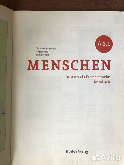 Учебники Hueber Menschen A2.1