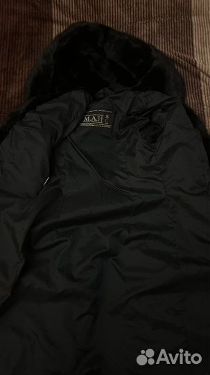 Шуба норка мутон