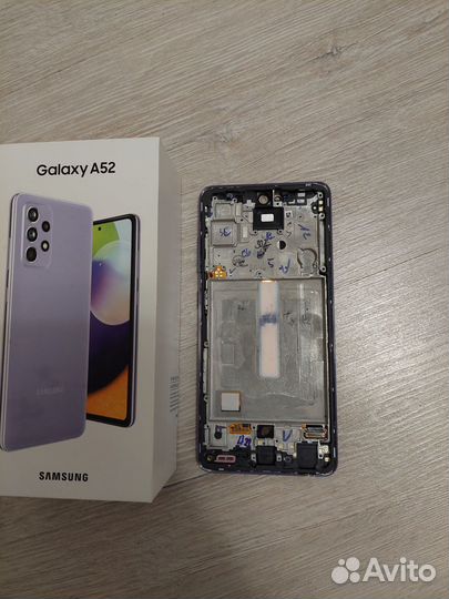 Рамка дисплея Samsung A52 запчасти разборка