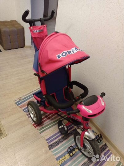 Детский трехколесный велосипед porsche