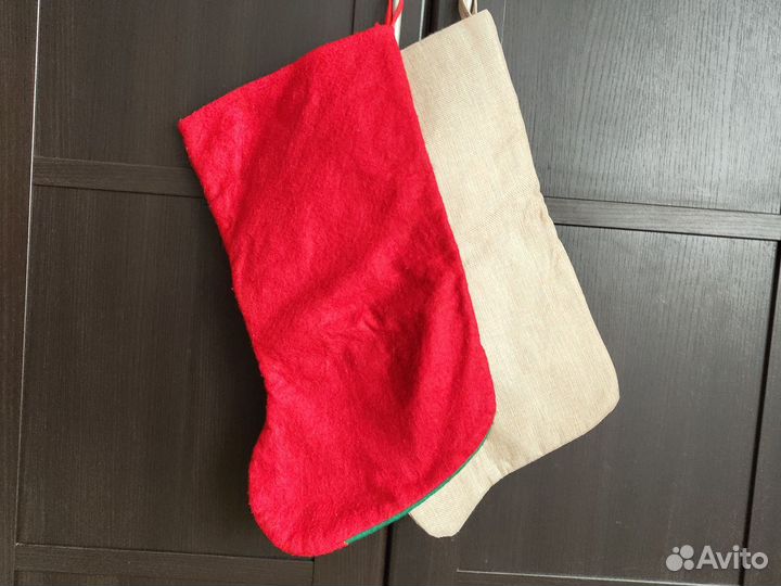 Рождественский носок для подарков