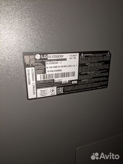 Телевизор Lg oled55C6v