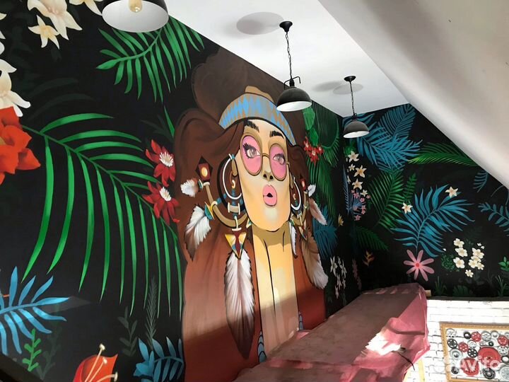 Граффити роспись стен художник