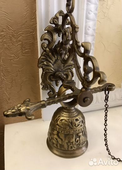 Старинный настенный вызывной колокол