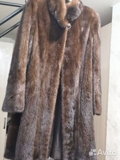 Шуба норковая 46 48 бу