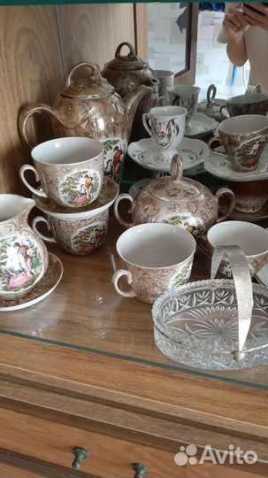 Ваза хрустальная салатник сервизы СССР