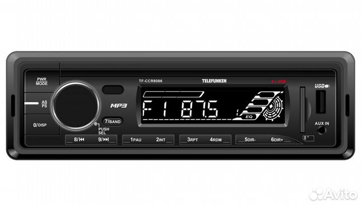 USB-Автомагнитола Telefunken TF-CCR8086