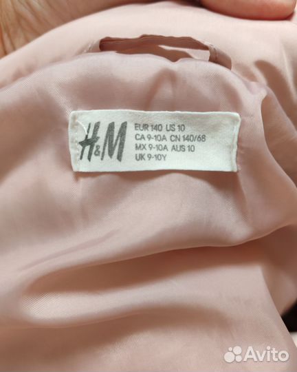 Зимняя куртка H&M 134