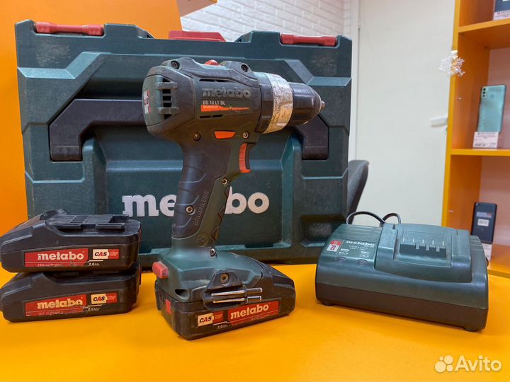 4) Шуруповерт Metabo (BS 18LT BL)