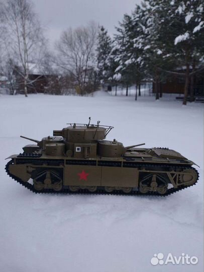 Советский танк Т-35 модель в масштабе 1:35
