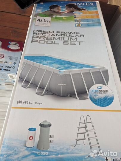 Каркасный бассейн 400*200*100 intex premium pool