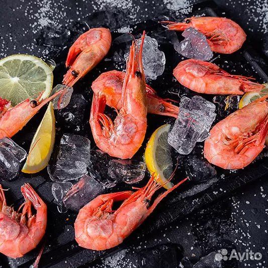 Северная креветка С икрой