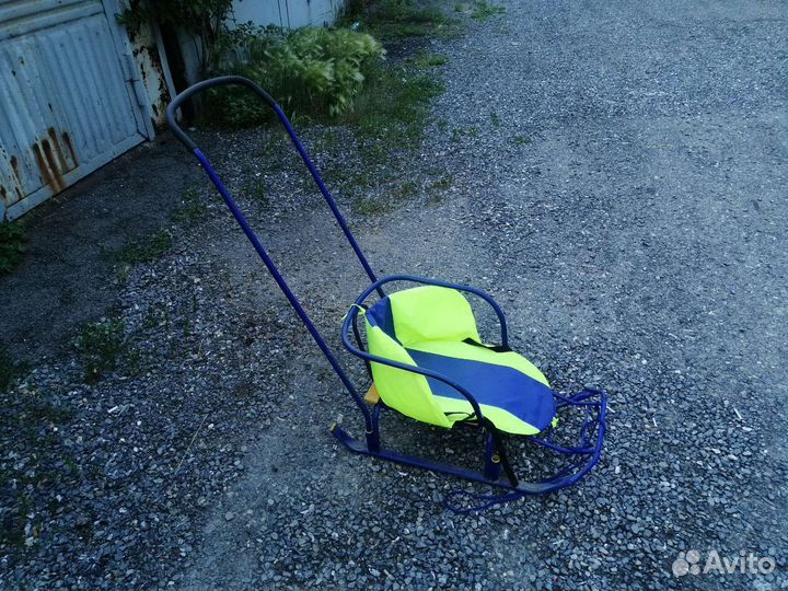 Детские зимние санки