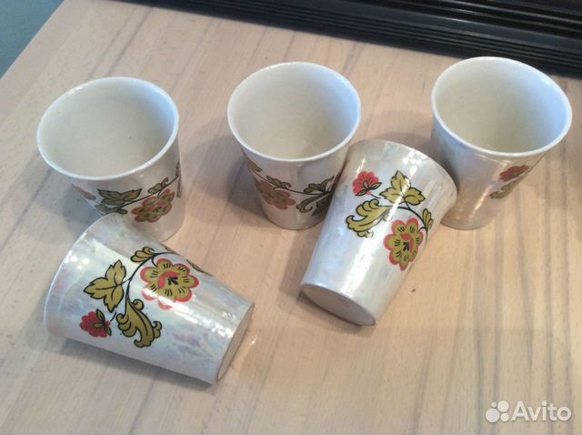 Стопки стаканы СССР новые фарфор
