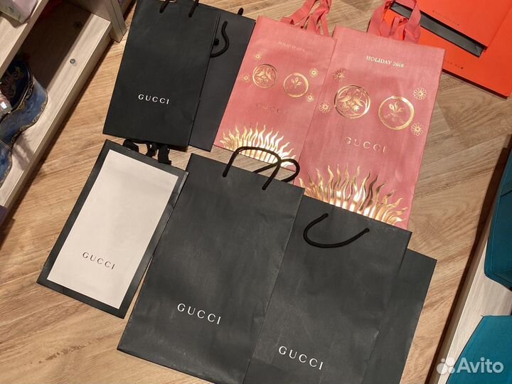 Оригинальные пакеты цум Gucci pinko и другие