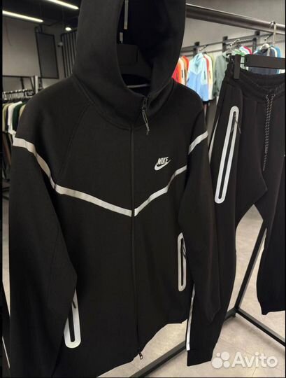 Костюм Nike Tech Fleece чёрный