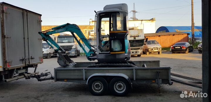 Услуги мини-эксковатора Kobelco