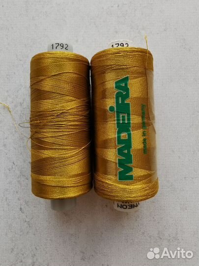 Нити для маш. вышивки 1000м Madeira цвет 1792