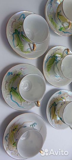 Сервиз кофейный Япония дракон