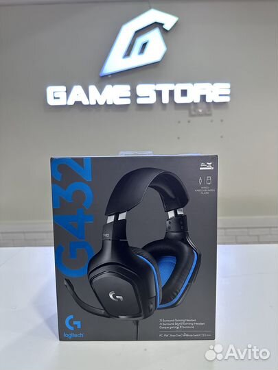 Logitech G432 черный, 7.1 Virtual
