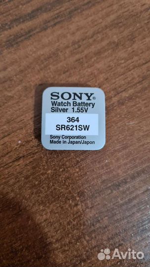 Батарейка Sony 364 sr621sw