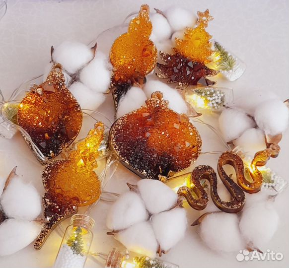 Новогодние игрушки в наличии и на заказ