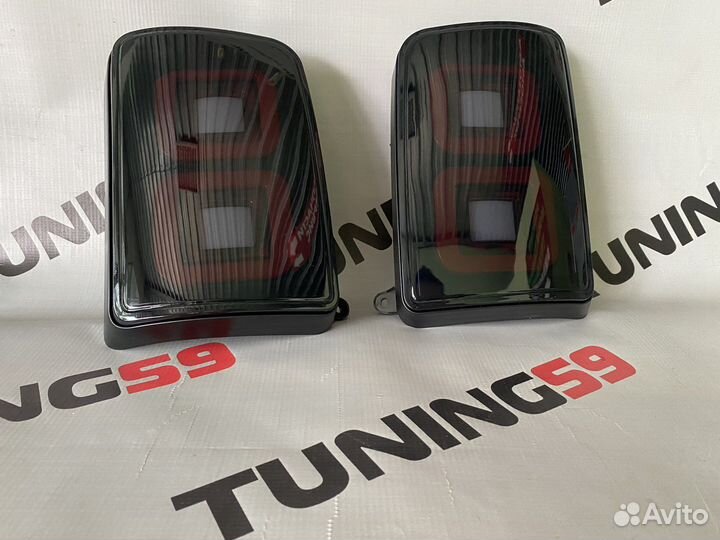 Фонари задние LED стопы Нива в стиле Рендж Вог