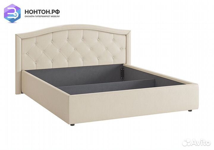 Кровать Верона 1.6 м крем
