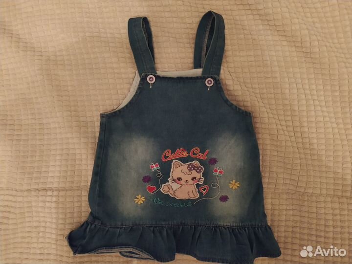 Сарафан джинсовый детский