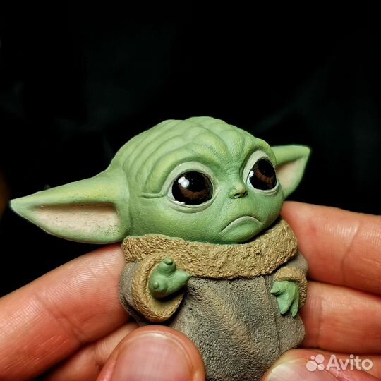 Малыш Грогу магнит ручной работы