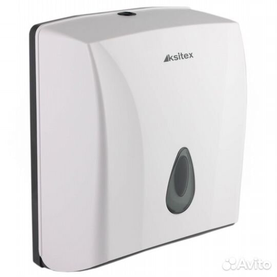 Диспенсер для бумажных полотенец в листах белый