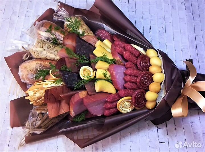 Подарок мужчине. Мясной букет