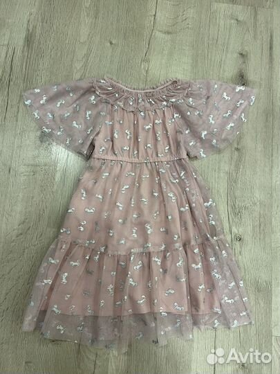 Платье для девочки с единорогами H&M 116 размер