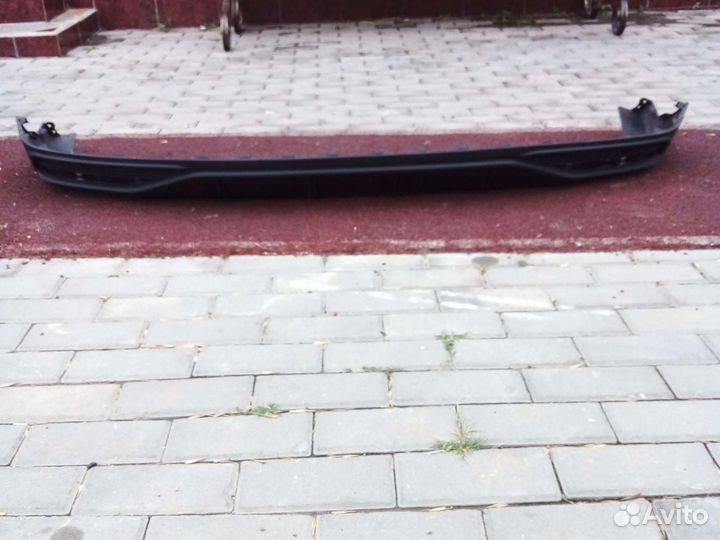 Спойлер губа заднего бампера Солярис 2020г