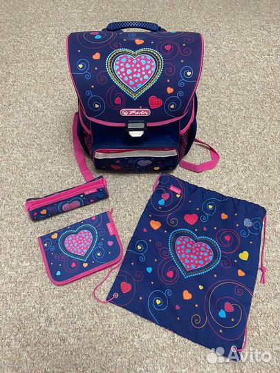 Ранец Herlitz Loop Blue Hearts