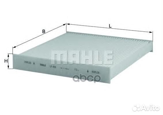 LA859 фильтр салона Ford Transit 2.0-3.2tdci 0