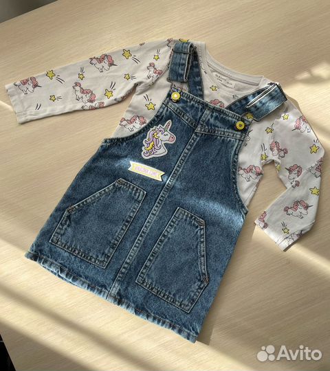 Джинсовый сарафан gloria jeans 92