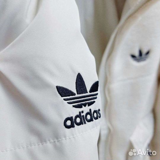 Двухсторонняя куртка барашек adidas