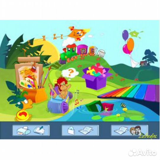 Обучение и приключения: малышам (PC, Jewel, рус.)