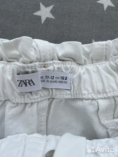 Джинсовка и шорты Zara 11-12 лет