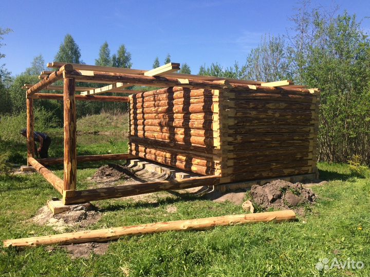 Рубка домов и бань