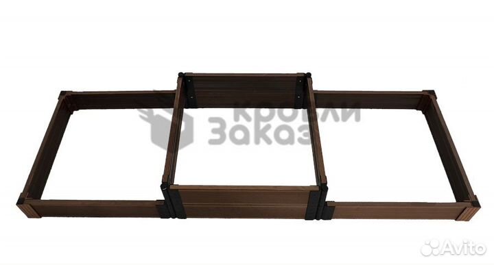 Грядка из дпк Пирамида прямая 1 000*300 мм