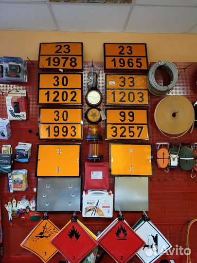 ADR комплекты,Таблицы для перевозки опасных грузов