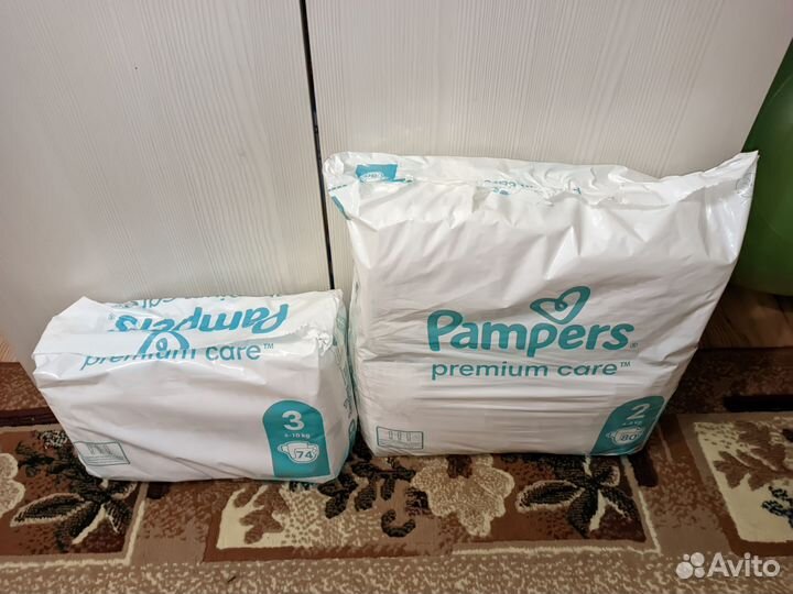 Пампресы Pampers premium care