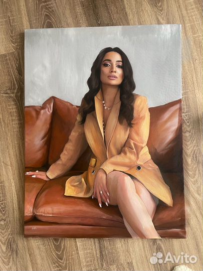 Портрет на холсте по фото на заказ